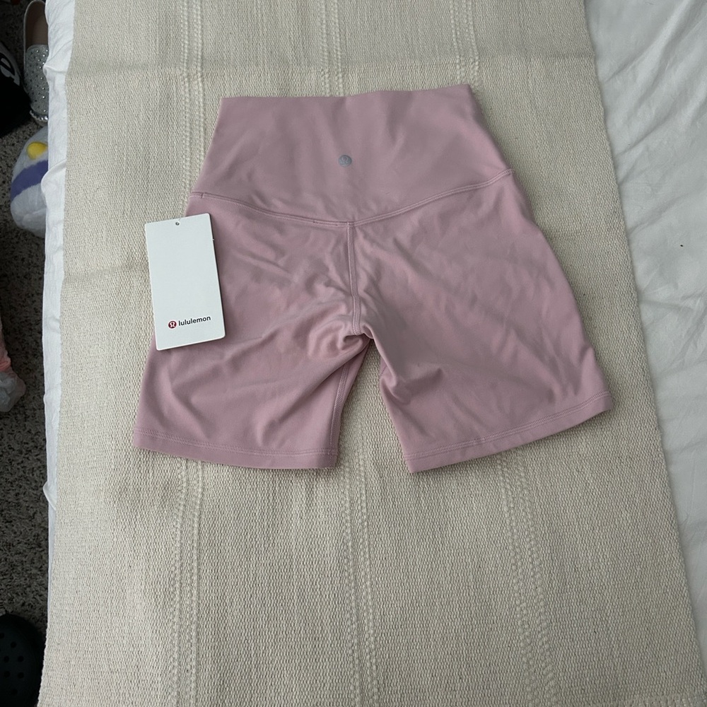 lululemon athletica Women's Soft Pink Bike Shorts